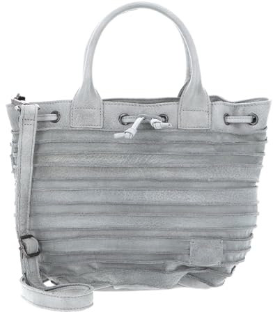 FredsBruder Little Fat Friend Riffel Umhängetasche hellgrau