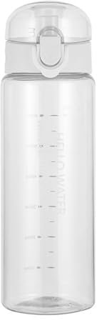 Borraccia Sportiva, Bottiglia d'Acqua 780ml, Borraccia a prova di perdite senza BPA, Senza Perdite, per sport, palestra, ciclismo, ufficio, scuola, campeggio bottiglia d'acqua sportiva(Bianco)