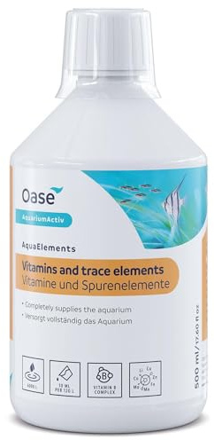 Oase AquaElements Vitamine+Spurenelem. 250 ml - für Vitale Fische und gesunde Pflanzen, gegen Mangelerscheinungen