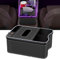 JAOGAUS Multifunktionale Armlehnenablage Mittelkonsole Organizer, Auto Organizer mit Getränkehalter, PD/USB-Anschluss, Bunte LED Autositz Lückenfüller-Auto Organizer Zubehör-Universal