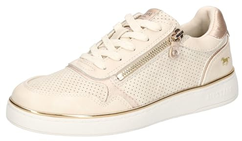 MUSTANG Damen 1300-313 Sneaker, Ivory, 40 EU