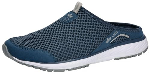 Lico Unisex Sun Sabot Clogs, Petrol/Grau, 44 EU