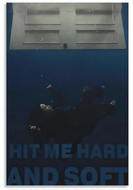 KDBNAJTDF Billie Eilish Poster, Vintage-Musik, 30 x 45 cm, 30 x 45 cm
