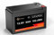 MOUDENSKAY Lithium Batteries 12V 8Ah LiFePO4 Lithium Battery with BMS,2000+ Cycles Deep Cycle Lithium Iron Phosphate Battery for Solar,Fish Finder, Power Supply, Emergency Etc