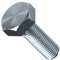 Lot de 20 vis à tête hexagonale M8 (8 mm x 120 mm) entièrement filetées en acier haute résistance Grade 8.8 Zinc DIN 933