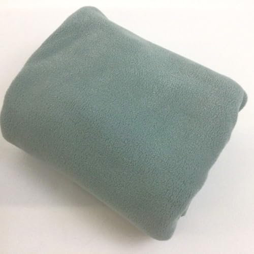 Baumwollfleece | Sheepskin | Double Fleece | 100% Baumwolle | für Bekleidung | ab 50x140cm | Meterware (altgrün)