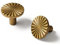SORWDUERM 2 Pack Antique Brass Cabinet Knobs Brass Flat Drawer Pulls Kitchen Cupboard Bathroom Dresser Cabinet Hardware Handles Zinc Alloy