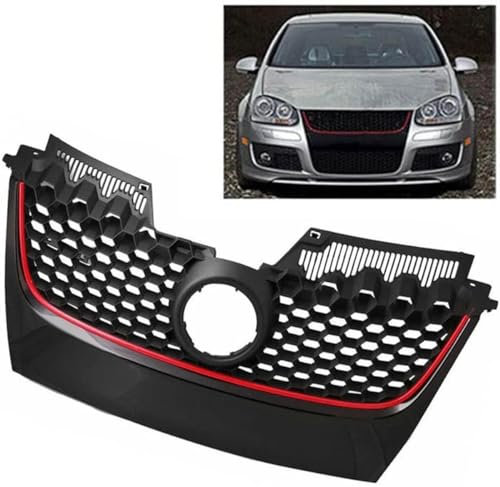 ZzYyyJie para VW Golf 5 MK5 V GTI Parrilla de Rejilla Delantera de Coche Rejillas Delanteras Piezas de Coche
