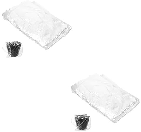 FRCOLOR 2sets Foot Bath Bag Pedicure Liners Foot Bath Cover Soaking Bag Tub Liners Feet Spa Pedicure Tools Foot Pouffe Foot Basin Liners Foot Soak Pouch Bath Basin Bags Bathmat 80pcs*2