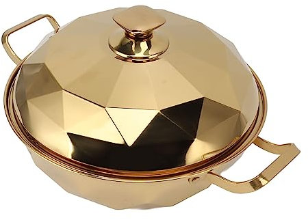 Mehrzweck-Dampftopf aus Edelstahl mit Dampfplatte, doppellagig, für Induktionsherde, Küchenhelfer, 28 x 20 cm (304 Edelstahl 2)