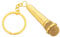 WOFASHPURET Simulated Microphone Keychain for Boys and Girls Decorative Keyring Music Jewelry Music Lover Accessory