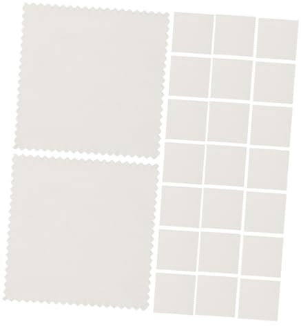 CALLARON 100pièces Chiffon De Nettoyage Pour Bijoux Chiffon Essuyage Pour Lunettes De Nettoyage Pour Écran Tissu De Pour Bijoux De Polissage Pour Argenterie