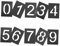 LIGIGWASH 1Set Stencil per Vernice Spray per Indirizzi e Personalizzati Facili da Usare e Resistenti