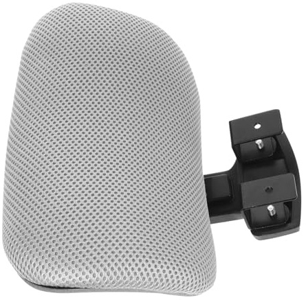 Kopfstützenaufsatz, Verstellbare Nackenstütze Schwarz Weihnachten Event | Ergonomische Polsterung, Computerstuhl im Büro, Kunststoff und Stoff, Einfache Montage