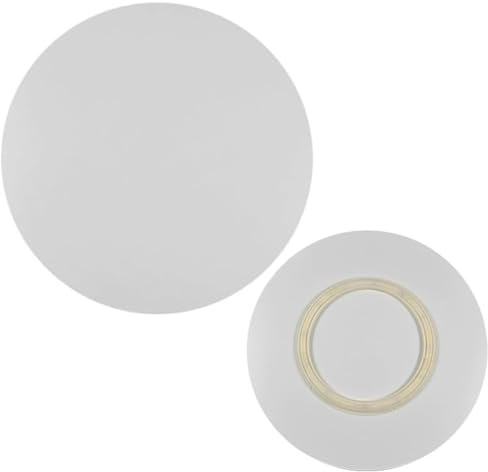 KGPGNYMYHA Bandeja Giratoria De Madera Lazy Susan 60cm Color Blanco, para Mesa De Comedor, Redonda Y Laminada(60cm(23in))