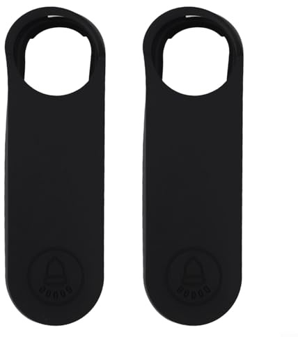 Silicone Doorbell Covers for Nest Wireless 2PCS to Protect Your Home Security Device (black)