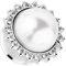 Piersando Ohr Plug Piercing Flesh Tunnel Ohrpiercing Edelstahl Single Flared Silber mit Vintage Tribal Ethno Perle 12mm