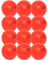 1 Dozen Lusum SoftAir Cricket Training Balls (Windballs) (Orange, Youth)