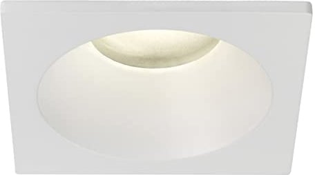 Astro Minima Square Fixed IP65 Bathroom Downlight - IP65 Rated - (Matt White), GU10 Lamp, Designed in Britain - 1249018 - 3 Years Guarantee