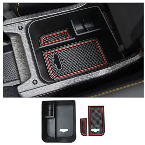 CDEFG Seat Arona Ibiza 6F 2018-2024 2025 Mittelkonsole Handschuhfach Armlehne Multifunktionaler Aufbewahrung Auto Center Console Organizer Tray Innenraum Arona Ibiza 6F 2024 Zubehör