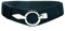 Glamexx24 Elastischer Damen Taillengürtel gürtel 6cm breiter Hüftgürtel mit silberner Ring (Blau Flocken, Taillenweite 75cm-110cm)