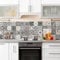 Crédence adhésive cuisine PVC 260_x_60_cm Azulejos anciens Rouleau adhesif decoratif 100% fabriqué en Italie, avec encre non toxique, ignifuge et résistant à l'eau
