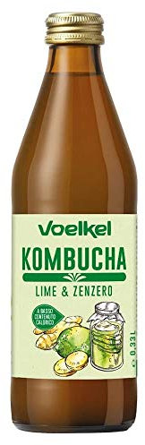 Kombucha lima-jengibre BIO 330 ml Voelkel