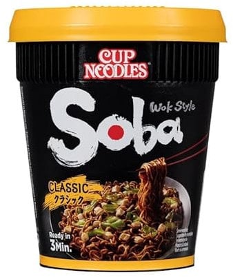 NISSIN Soba Classic Cup 90 g (Pack of 4)