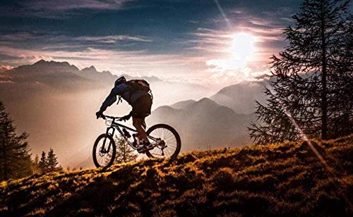 AMTTGOYY 1000 Teile Puzzles für Erwachsene - Mountainbike - Puzzles 1000 Teile Puzzles für Erwachsene