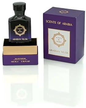 Scents of Arabia Arabian Musk Eau de Parfum Unisex 100 ml – Orientalischer Duft mit Moschus, Amber und Zimt