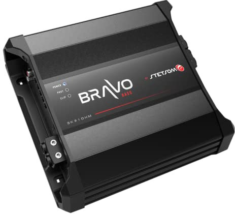 Stetsom Bravo BASS 3k Digital Amplifier Mono 1 Ohm EQ Class D HD Subwoofer 3000 Watts RMS BASS Booster