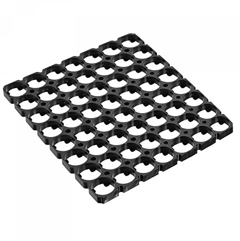 sourcing map 21700 Battery Holder Bracket 8 x 7 21.3mm Diameter for DIY Battery Pack of 4