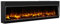 BALDERIA Amazona 80 Elektrokamin - Elektrischer Einbaukamin mit Heizung - realistischer 3D-Flammeneffekt, LED-Beleuchtung, Fernbedienung programmierbar, Timer, Thermostat - Schwarz