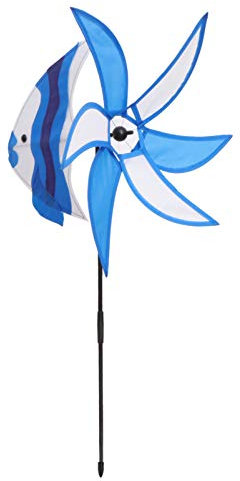 DOITOOL Windspiel Fisch Gartenstecker Wind Garten Garten Outdoor Rasen Dekorative Hof Terrasse Zubeh?r Windmühlen Ornamente Gartenarbeit Kunst Mini Skurrile Geschenke Windrad Figur