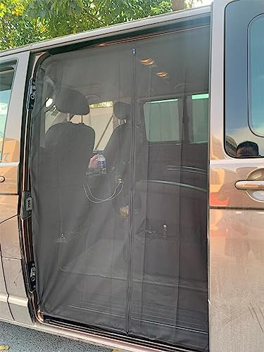 BKICKI Mosquitera magnética para puerta corrediza para furgoneta VW T5 T6 Transporter