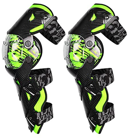 Hcclijo Rodillera de motocicleta Hombres Equipo de Protección Gurad Rodilla Protector Equipo Motocross Motocross Motocicleta Rodilla A3