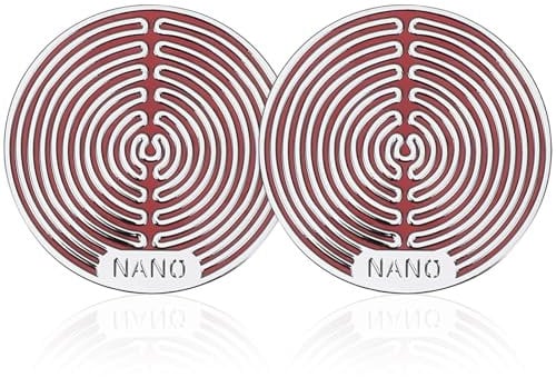 Hemobllo Anti Strahlung Handy Aufkleber - 2 Stück Strahlenschutz Aufkleber EMF Schutz Aufkleber Telefon Aufkleber Blocker Schild für Handys Laptop Computer Elektronische Geräte