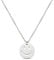 GD GOOD.designs Smiley Kette Silber für Damen I Verstellbare Halskette mit rundem Plättchen Anhänger aus wasserfestem Edelstahl