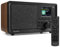 Audizio Padova - Küchenradio DAB Radio mit Fernbedienung, Retro DAB Radio mit Bluetooth, UKW, TFT Farbdisplay, 60 Presets, 40Watt, USB,MP3-Player, Digital Radio mit Wecker, Farbe Holz-Braun