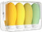 Morfone 100ml Silicone Travel Bottle for Toiletries, 4 Pack Leak Proof Refillable Squeezable Containers for Lotion Liquid Shampoo, BPA Free and TSA Approved Travel Accessories (Yellow)