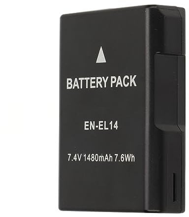 EN EL14 Camera Battery For Nikon D3100 P7000 D5100 P710, 1480mAH 7.4V Rechargeable Lithium Ion Replacement Battery, Digital Camera Spare Battery