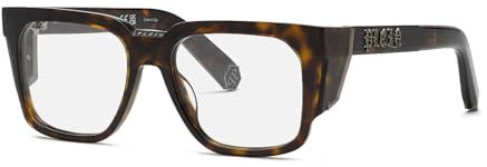 Philipp Plein Herren Vpp141m Brillenfassungen auf Rezept, Shiny Transp.Pink, 54/145/18