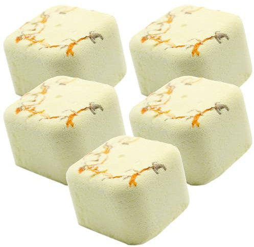 5 Focus Boost Aromatherapy Shower Steamers with Essential Oils, XL Shower Bombs, 70g Each, Strong Fragrance, Shower Fizzer Present/Gift Set for Men or Women (Focus Boost)