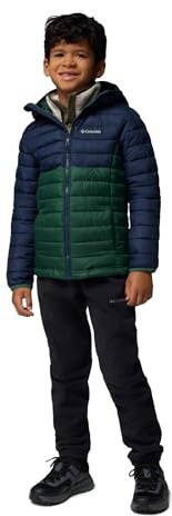 Columbia Powder Lite II Hooded Jacket, Steppjacke mit Kapuze für Jungen