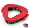 Scrub Compatibile con Vileda Triangolo Mop Spin Testa Mop Sostituzione,3 Pezzi Spazzola Per Pulizia Fessure Spazzolino Per Pulire Piccole Fessure Multifunzione Spazzola Per la Pulizia Delle Fessure