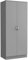 Nera 2 Door Wardrobe with Shelf and Hanging Rail Slim Wardrobes for Small Bedrooms Storage W 76 x D 46 x H 180 cm (Grey)