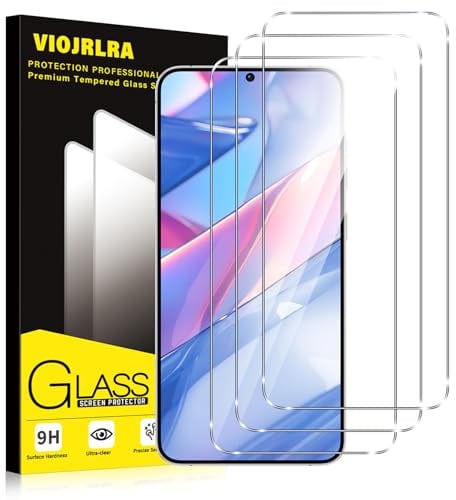 Viojrlra 3 Piezas Protector de Pantalla para Xiaomi Redmi Note 13 5G/4G, Cristal Templado HD 9H Dureza, Anti-arañazos Antihuellas Sin Burbujas Transparente Vidrio Película