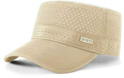 YAMEE Military Cap Herren Sommermütze Mesh Leichte Atmungsaktive,Army Cap Männer Schnelltrocknende,Baseballcap Herren für Outdoor-Sport,Wandern