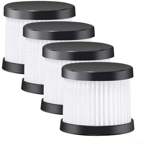HEPA-Filter, 12 Stück, für Kärcher schnurlose Handstaubsauger-Modelle für CVH 2 und CVH 2 Premium, Backup-Option (4 Stück)