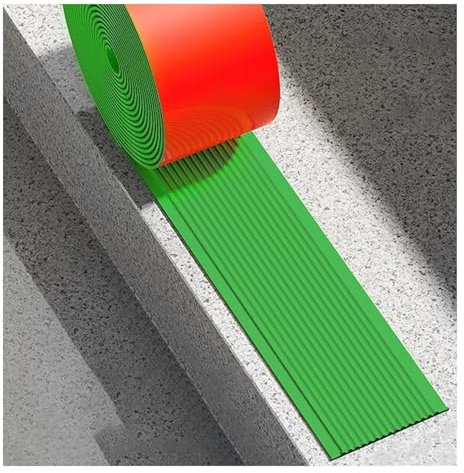 Treppenkantenprofil Grüner Treppenkantenschutz Aus Vinyl, Treppenkantenschutz Für Fliesen-/Holz-/Metall-/Betonstufen, Rutschfeste, Selbstklebende Treppenkantenverkleidung(LxW 50mx10cm/164.04ftx3.94in)